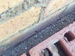 Vermiculite used as a cavity wall filler