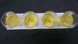 Blog 6 Filtered oil samples after 5.5 hours at 0C-1